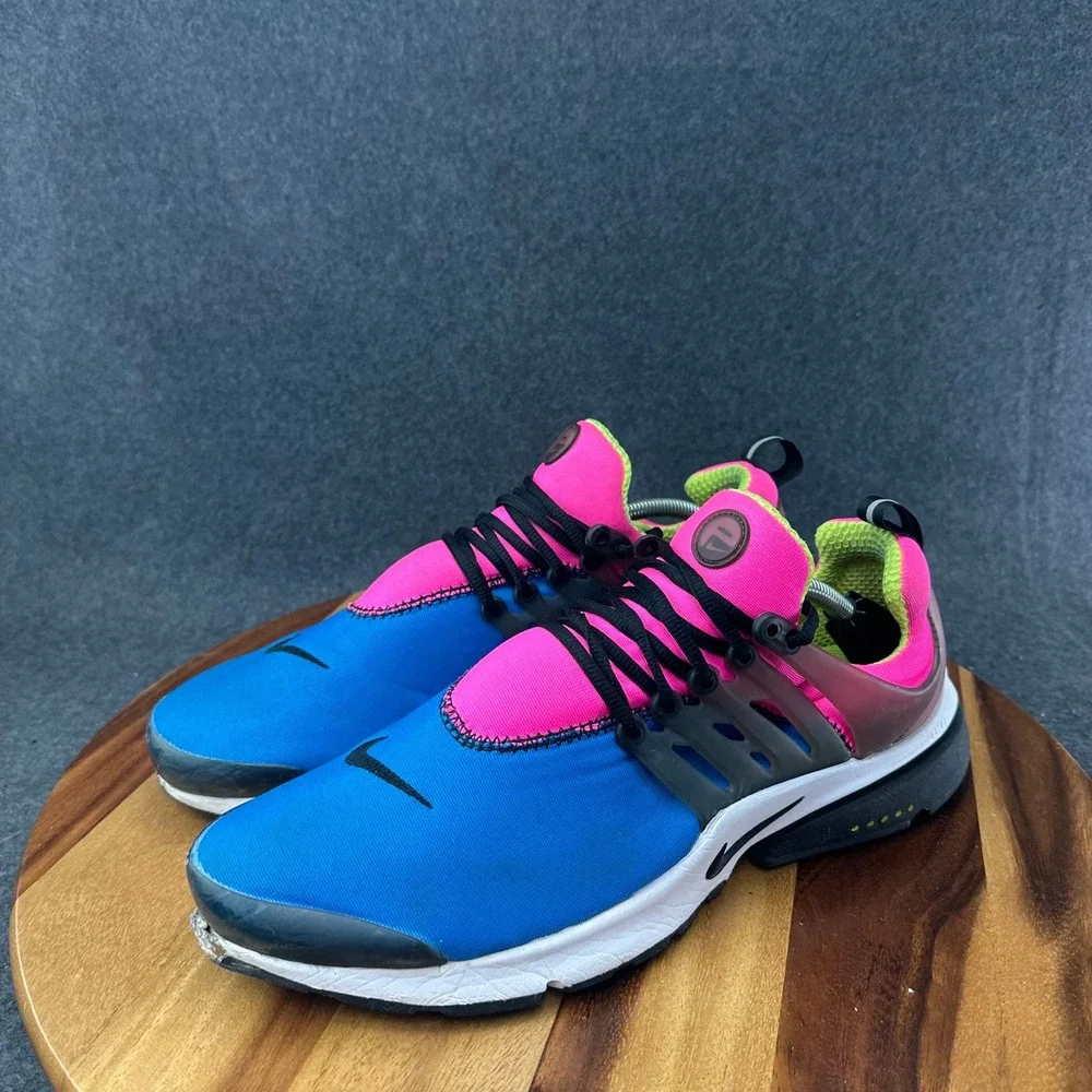 Nike Air Presto Photo Blue Pink Blast Mesh Low Top DZ4390-400 Sneaker Mens Sz 12
